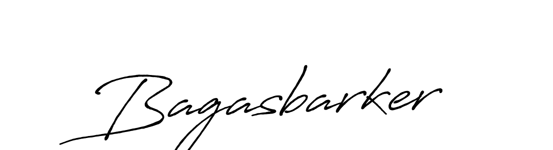 Design your own signature with our free online signature maker. With this signature software, you can create a handwritten (Antro_Vectra_Bolder) signature for name Bagasbarker. Bagasbarker signature style 7 images and pictures png