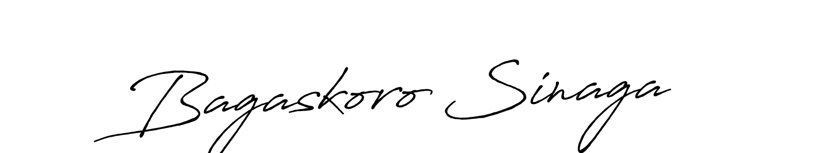 How to Draw Bagaskoro Sinaga signature style? Antro_Vectra_Bolder is a latest design signature styles for name Bagaskoro Sinaga. Bagaskoro Sinaga signature style 7 images and pictures png