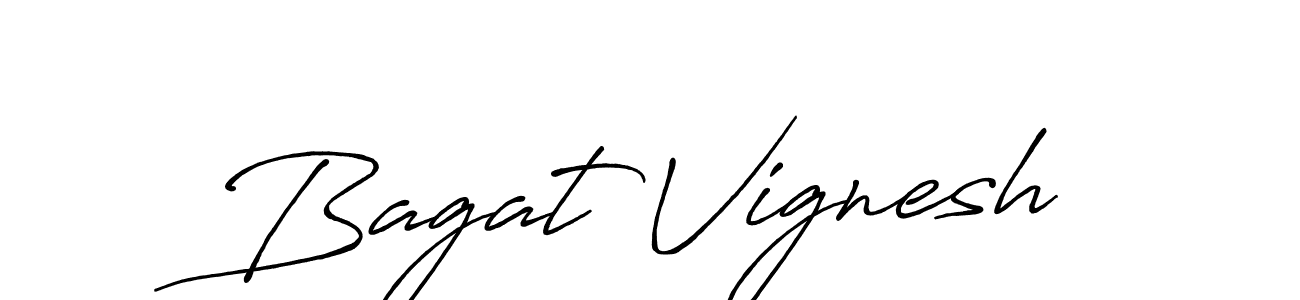 You should practise on your own different ways (Antro_Vectra_Bolder) to write your name (Bagat Vignesh) in signature. don't let someone else do it for you. Bagat Vignesh signature style 7 images and pictures png