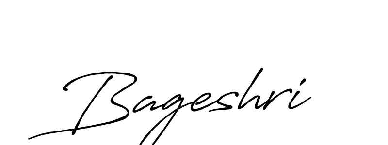 Create a beautiful signature design for name Bageshri. With this signature (Antro_Vectra_Bolder) fonts, you can make a handwritten signature for free. Bageshri signature style 7 images and pictures png