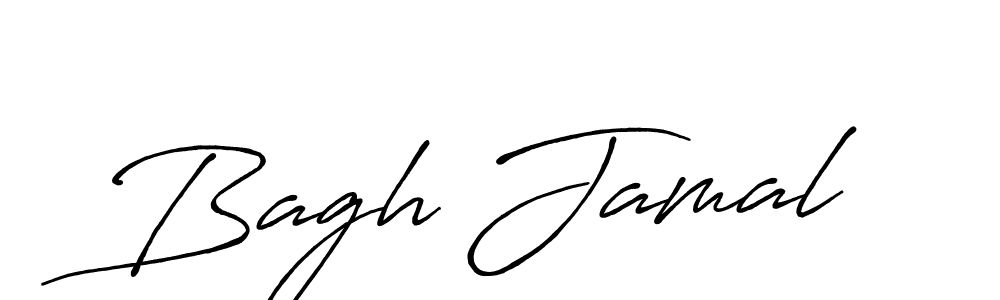 Design your own signature with our free online signature maker. With this signature software, you can create a handwritten (Antro_Vectra_Bolder) signature for name Bagh Jamal. Bagh Jamal signature style 7 images and pictures png