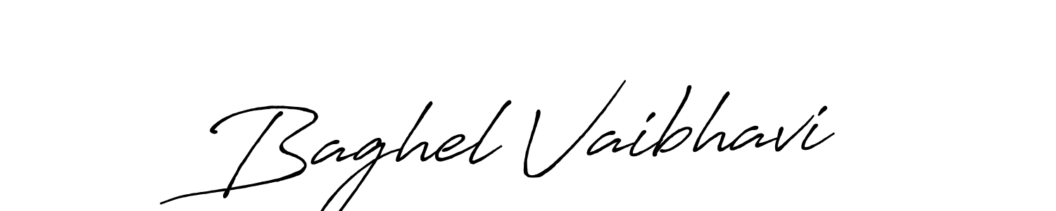 Antro_Vectra_Bolder is a professional signature style that is perfect for those who want to add a touch of class to their signature. It is also a great choice for those who want to make their signature more unique. Get Baghel Vaibhavi name to fancy signature for free. Baghel Vaibhavi signature style 7 images and pictures png
