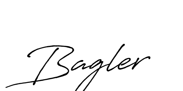 How to make Bagler signature? Antro_Vectra_Bolder is a professional autograph style. Create handwritten signature for Bagler name. Bagler signature style 7 images and pictures png