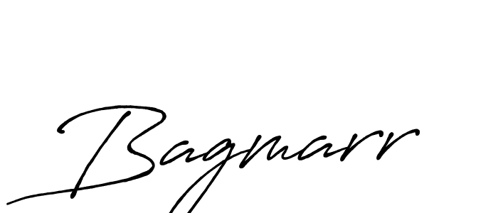 Use a signature maker to create a handwritten signature online. With this signature software, you can design (Antro_Vectra_Bolder) your own signature for name Bagmarr. Bagmarr signature style 7 images and pictures png