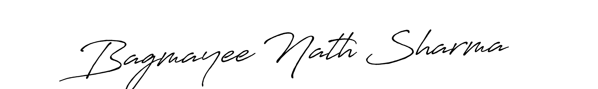 This is the best signature style for the Bagmayee Nath Sharma name. Also you like these signature font (Antro_Vectra_Bolder). Mix name signature. Bagmayee Nath Sharma signature style 7 images and pictures png