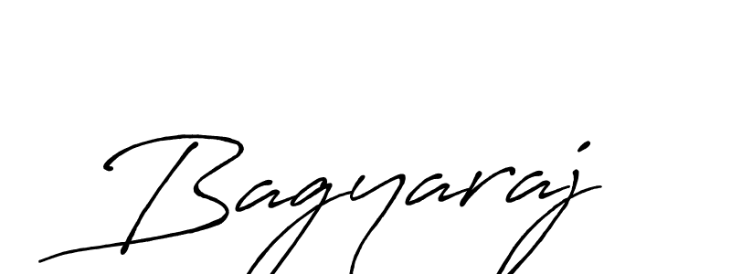 Make a beautiful signature design for name Bagyaraj. With this signature (Antro_Vectra_Bolder) style, you can create a handwritten signature for free. Bagyaraj signature style 7 images and pictures png