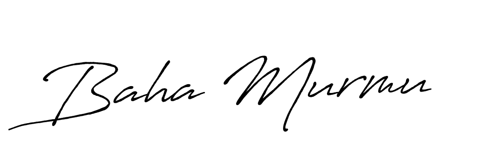 Make a beautiful signature design for name Baha Murmu. Use this online signature maker to create a handwritten signature for free. Baha Murmu signature style 7 images and pictures png