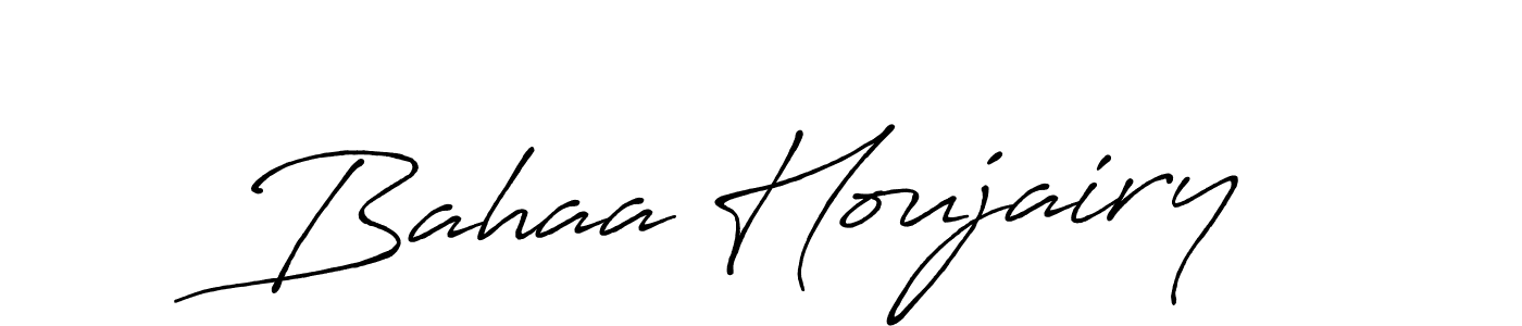 Once you've used our free online signature maker to create your best signature Antro_Vectra_Bolder style, it's time to enjoy all of the benefits that Bahaa Houjairy name signing documents. Bahaa Houjairy signature style 7 images and pictures png