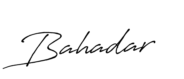 Once you've used our free online signature maker to create your best signature Antro_Vectra_Bolder style, it's time to enjoy all of the benefits that Bahadar name signing documents. Bahadar signature style 7 images and pictures png