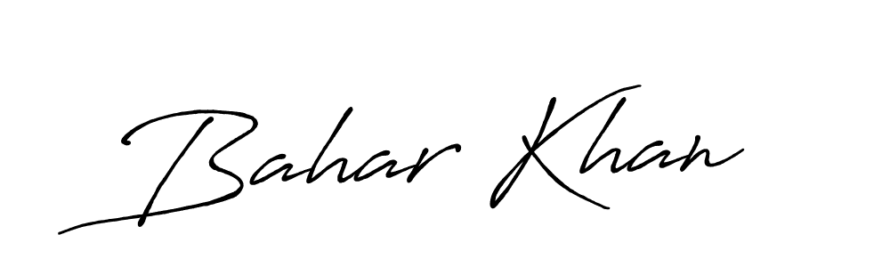The best way (Antro_Vectra_Bolder) to make a short signature is to pick only two or three words in your name. The name Bahar Khan include a total of six letters. For converting this name. Bahar Khan signature style 7 images and pictures png