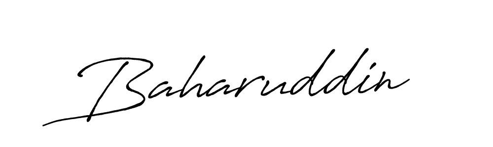How to make Baharuddin name signature. Use Antro_Vectra_Bolder style for creating short signs online. This is the latest handwritten sign. Baharuddin signature style 7 images and pictures png