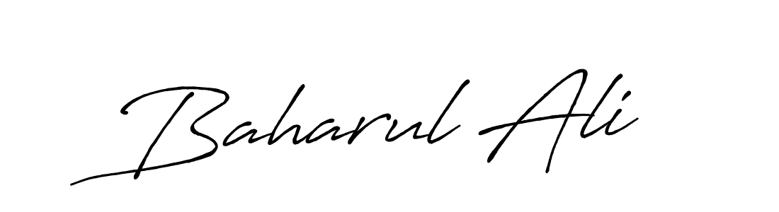 Make a beautiful signature design for name Baharul Ali. Use this online signature maker to create a handwritten signature for free. Baharul Ali signature style 7 images and pictures png