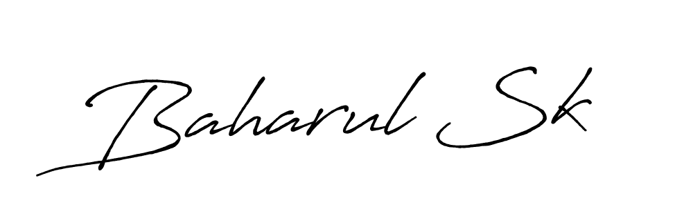 This is the best signature style for the Baharul Sk name. Also you like these signature font (Antro_Vectra_Bolder). Mix name signature. Baharul Sk signature style 7 images and pictures png