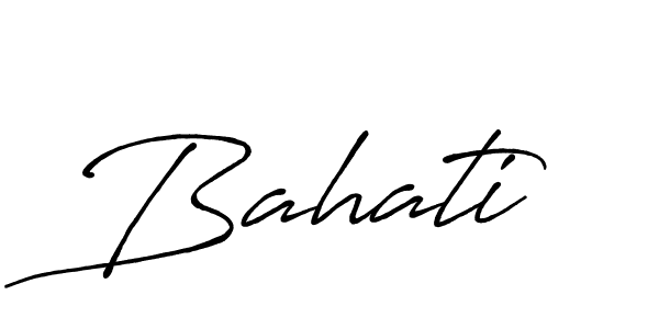 Create a beautiful signature design for name Bahati. With this signature (Antro_Vectra_Bolder) fonts, you can make a handwritten signature for free. Bahati signature style 7 images and pictures png