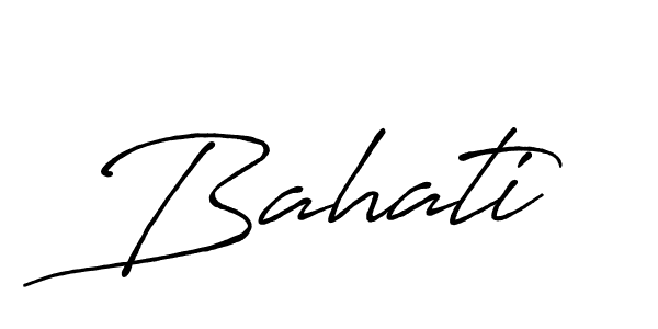 Create a beautiful signature design for name Bahati. With this signature (Antro_Vectra_Bolder) fonts, you can make a handwritten signature for free. Bahati signature style 7 images and pictures png