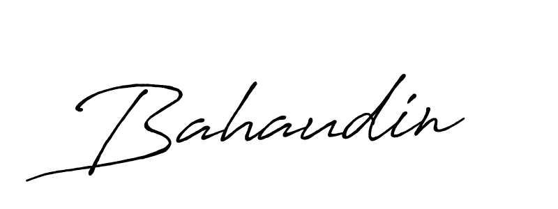 Bahaudin stylish signature style. Best Handwritten Sign (Antro_Vectra_Bolder) for my name. Handwritten Signature Collection Ideas for my name Bahaudin. Bahaudin signature style 7 images and pictures png