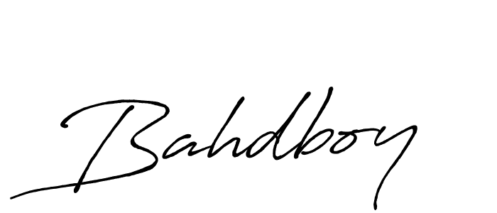 The best way (Antro_Vectra_Bolder) to make a short signature is to pick only two or three words in your name. The name Bahdboy include a total of six letters. For converting this name. Bahdboy signature style 7 images and pictures png
