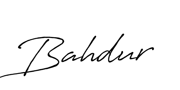 Create a beautiful signature design for name Bahdur. With this signature (Antro_Vectra_Bolder) fonts, you can make a handwritten signature for free. Bahdur signature style 7 images and pictures png