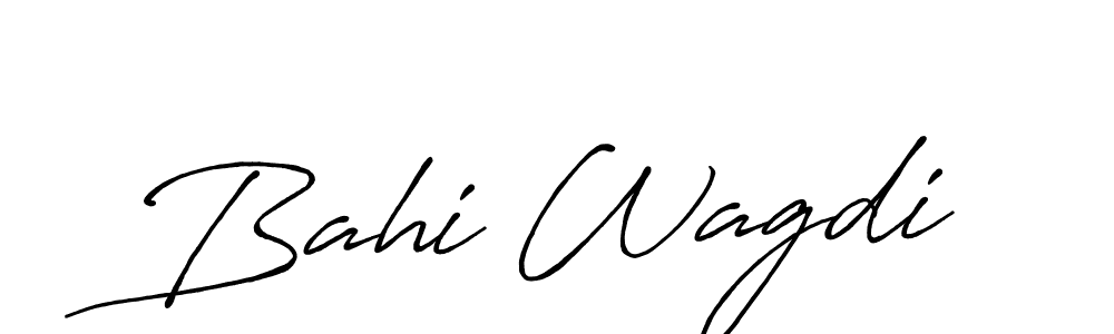 See photos of Bahi Wagdi official signature by Spectra . Check more albums & portfolios. Read reviews & check more about Antro_Vectra_Bolder font. Bahi Wagdi signature style 7 images and pictures png