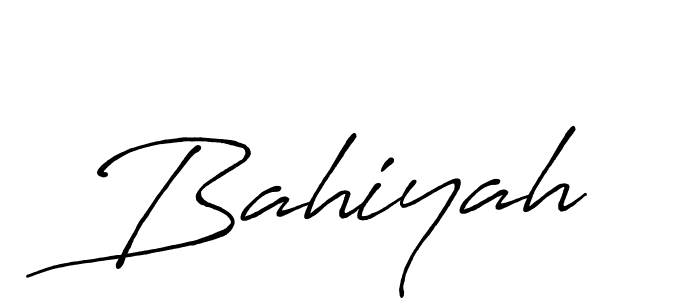 The best way (Antro_Vectra_Bolder) to make a short signature is to pick only two or three words in your name. The name Bahiyah include a total of six letters. For converting this name. Bahiyah signature style 7 images and pictures png