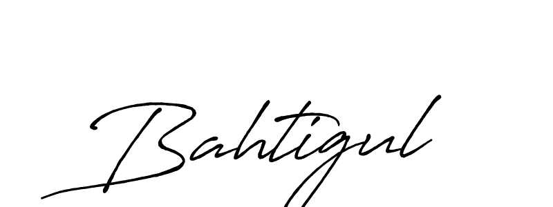 How to make Bahtigul signature? Antro_Vectra_Bolder is a professional autograph style. Create handwritten signature for Bahtigul name. Bahtigul signature style 7 images and pictures png
