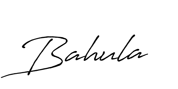 Create a beautiful signature design for name Bahula. With this signature (Antro_Vectra_Bolder) fonts, you can make a handwritten signature for free. Bahula signature style 7 images and pictures png