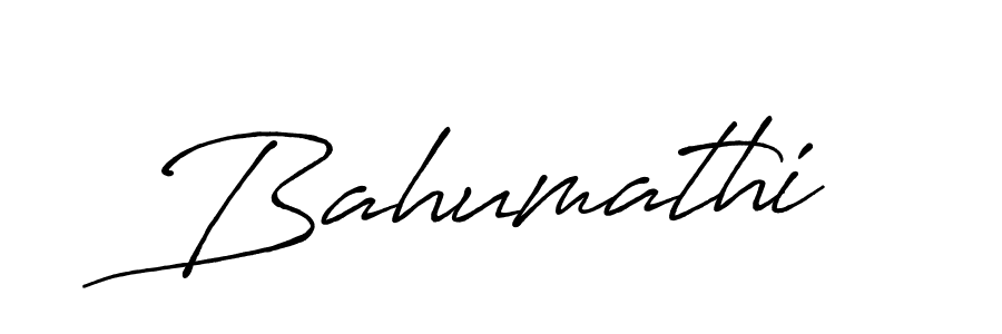 Bahumathi stylish signature style. Best Handwritten Sign (Antro_Vectra_Bolder) for my name. Handwritten Signature Collection Ideas for my name Bahumathi. Bahumathi signature style 7 images and pictures png
