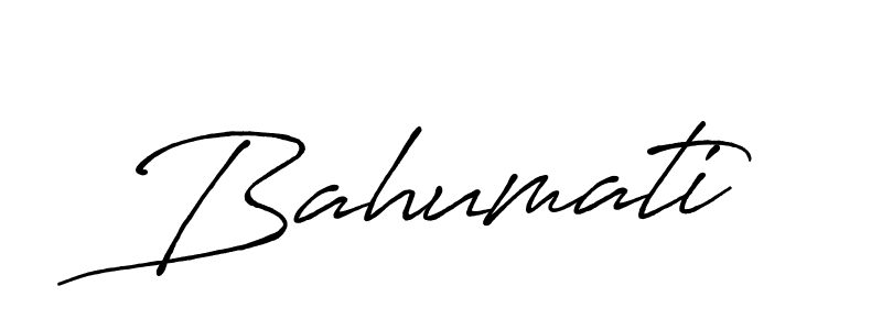 Create a beautiful signature design for name Bahumati. With this signature (Antro_Vectra_Bolder) fonts, you can make a handwritten signature for free. Bahumati signature style 7 images and pictures png