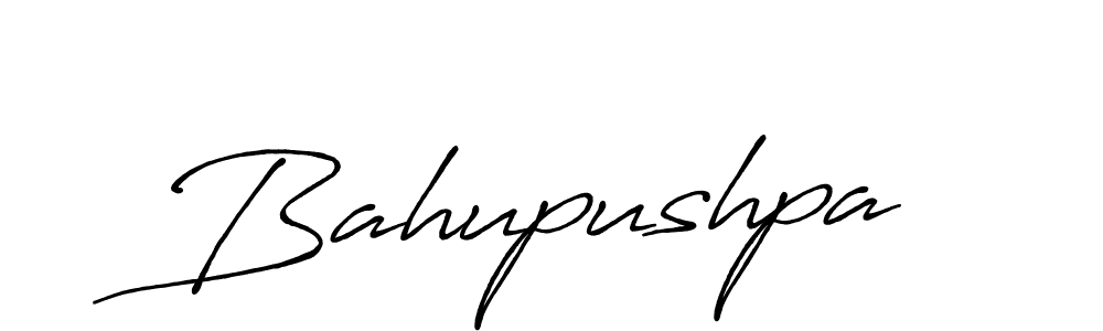 It looks lik you need a new signature style for name Bahupushpa. Design unique handwritten (Antro_Vectra_Bolder) signature with our free signature maker in just a few clicks. Bahupushpa signature style 7 images and pictures png