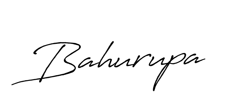 Use a signature maker to create a handwritten signature online. With this signature software, you can design (Antro_Vectra_Bolder) your own signature for name Bahurupa. Bahurupa signature style 7 images and pictures png