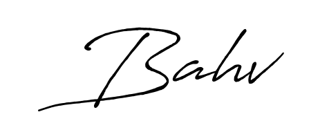 Also we have Bahv name is the best signature style. Create professional handwritten signature collection using Antro_Vectra_Bolder autograph style. Bahv signature style 7 images and pictures png