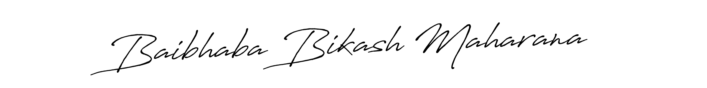 Make a beautiful signature design for name Baibhaba Bikash Maharana. With this signature (Antro_Vectra_Bolder) style, you can create a handwritten signature for free. Baibhaba Bikash Maharana signature style 7 images and pictures png