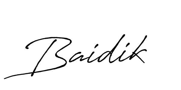 Once you've used our free online signature maker to create your best signature Antro_Vectra_Bolder style, it's time to enjoy all of the benefits that Baidik name signing documents. Baidik signature style 7 images and pictures png