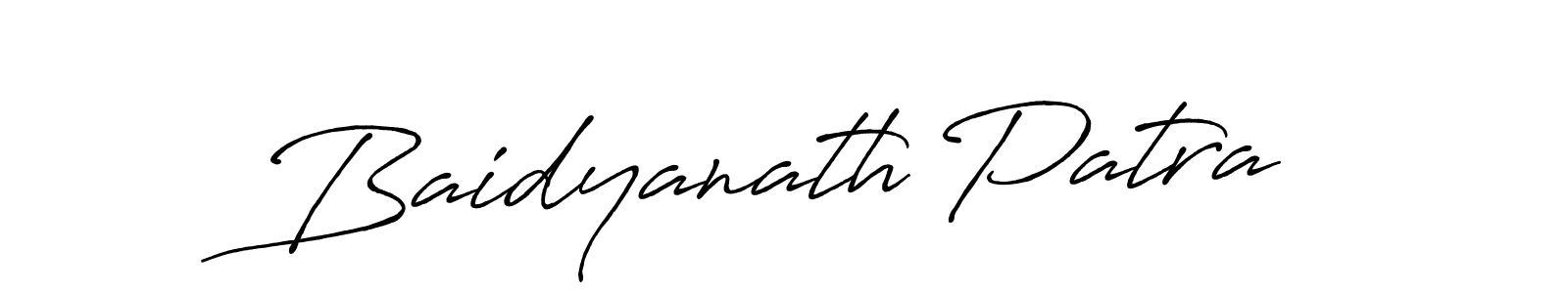 Antro_Vectra_Bolder is a professional signature style that is perfect for those who want to add a touch of class to their signature. It is also a great choice for those who want to make their signature more unique. Get Baidyanath Patra name to fancy signature for free. Baidyanath Patra signature style 7 images and pictures png