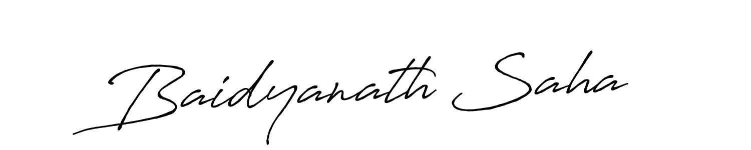 Also You can easily find your signature by using the search form. We will create Baidyanath Saha name handwritten signature images for you free of cost using Antro_Vectra_Bolder sign style. Baidyanath Saha signature style 7 images and pictures png