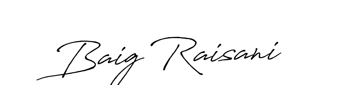 You can use this online signature creator to create a handwritten signature for the name Baig Raisani. This is the best online autograph maker. Baig Raisani signature style 7 images and pictures png