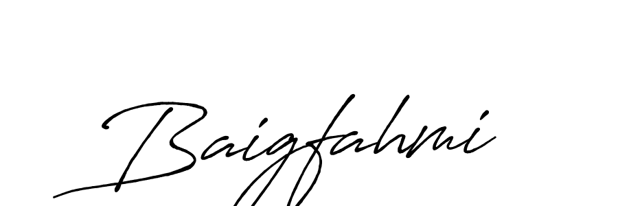 Similarly Antro_Vectra_Bolder is the best handwritten signature design. Signature creator online .You can use it as an online autograph creator for name Baigfahmi. Baigfahmi signature style 7 images and pictures png