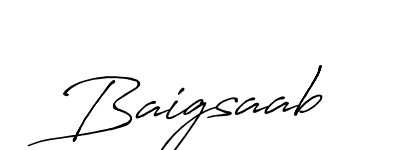 Baigsaab stylish signature style. Best Handwritten Sign (Antro_Vectra_Bolder) for my name. Handwritten Signature Collection Ideas for my name Baigsaab. Baigsaab signature style 7 images and pictures png