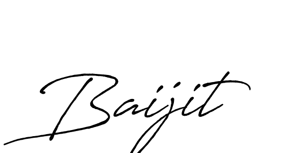 Once you've used our free online signature maker to create your best signature Antro_Vectra_Bolder style, it's time to enjoy all of the benefits that Baijit name signing documents. Baijit signature style 7 images and pictures png