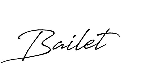 How to make Bailet name signature. Use Antro_Vectra_Bolder style for creating short signs online. This is the latest handwritten sign. Bailet signature style 7 images and pictures png