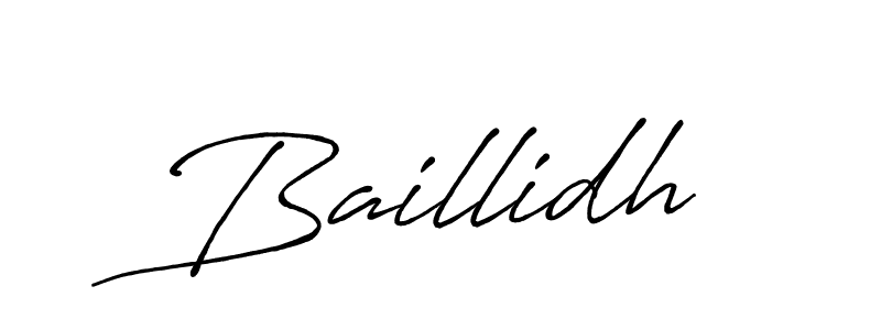 Once you've used our free online signature maker to create your best signature Antro_Vectra_Bolder style, it's time to enjoy all of the benefits that Baillidh name signing documents. Baillidh signature style 7 images and pictures png