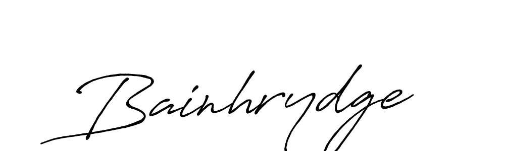 Similarly Antro_Vectra_Bolder is the best handwritten signature design. Signature creator online .You can use it as an online autograph creator for name Bainhrydge. Bainhrydge signature style 7 images and pictures png