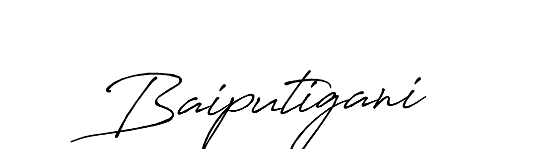 Design your own signature with our free online signature maker. With this signature software, you can create a handwritten (Antro_Vectra_Bolder) signature for name Baiputigani. Baiputigani signature style 7 images and pictures png