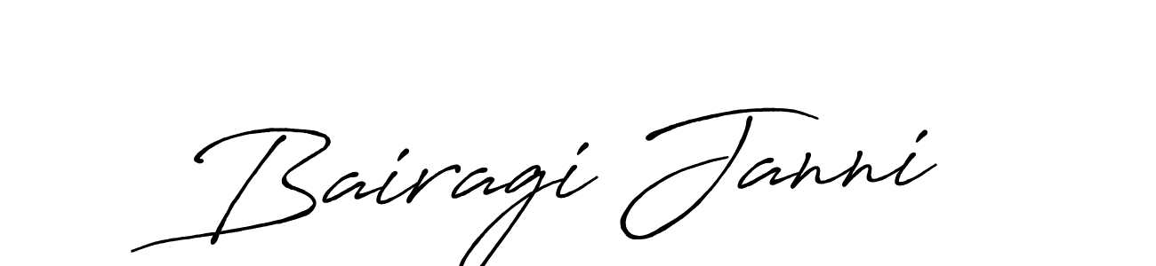 Once you've used our free online signature maker to create your best signature Antro_Vectra_Bolder style, it's time to enjoy all of the benefits that Bairagi Janni name signing documents. Bairagi Janni signature style 7 images and pictures png