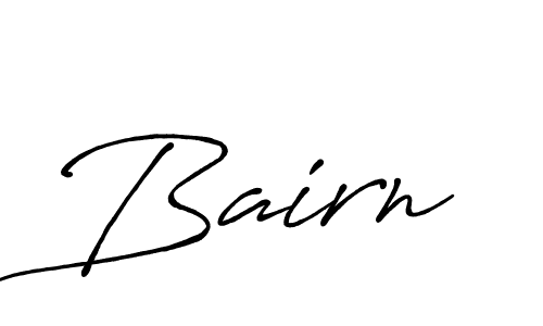 How to make Bairn name signature. Use Antro_Vectra_Bolder style for creating short signs online. This is the latest handwritten sign. Bairn signature style 7 images and pictures png