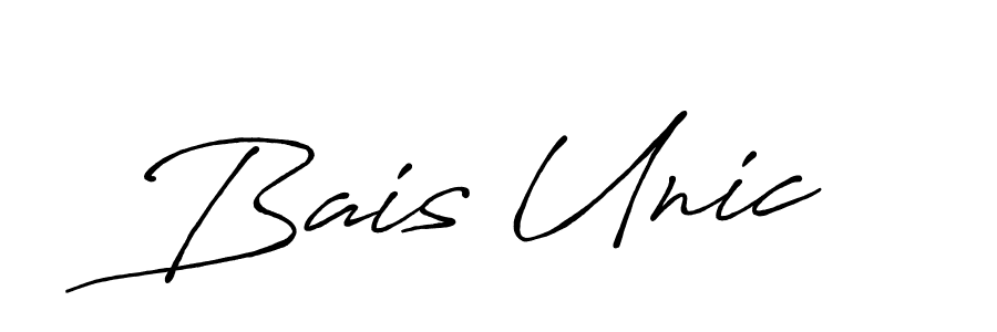 Similarly Antro_Vectra_Bolder is the best handwritten signature design. Signature creator online .You can use it as an online autograph creator for name Bais Unic. Bais Unic signature style 7 images and pictures png