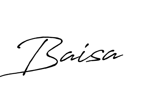 How to make Baisa name signature. Use Antro_Vectra_Bolder style for creating short signs online. This is the latest handwritten sign. Baisa signature style 7 images and pictures png