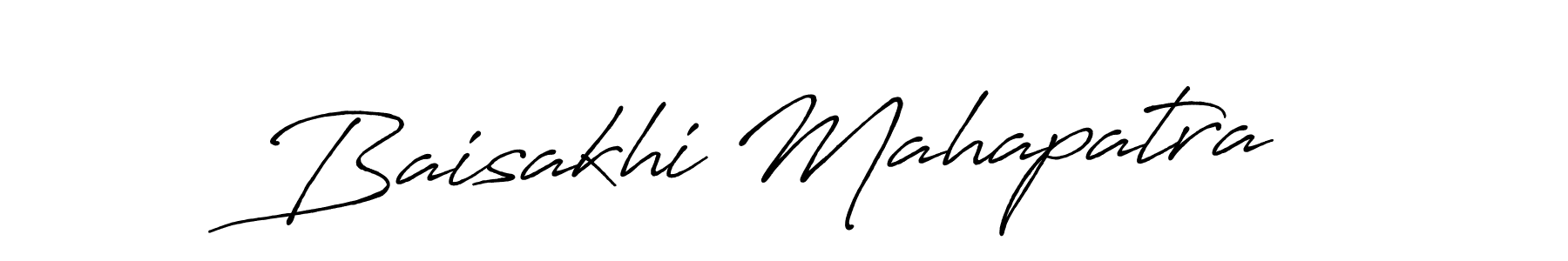 Design your own signature with our free online signature maker. With this signature software, you can create a handwritten (Antro_Vectra_Bolder) signature for name Baisakhi Mahapatra. Baisakhi Mahapatra signature style 7 images and pictures png