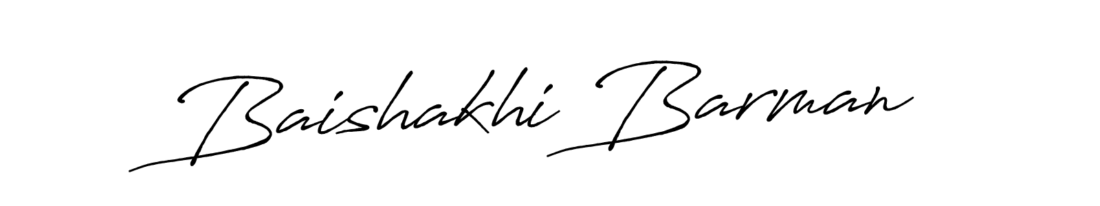 Also we have Baishakhi Barman name is the best signature style. Create professional handwritten signature collection using Antro_Vectra_Bolder autograph style. Baishakhi Barman signature style 7 images and pictures png