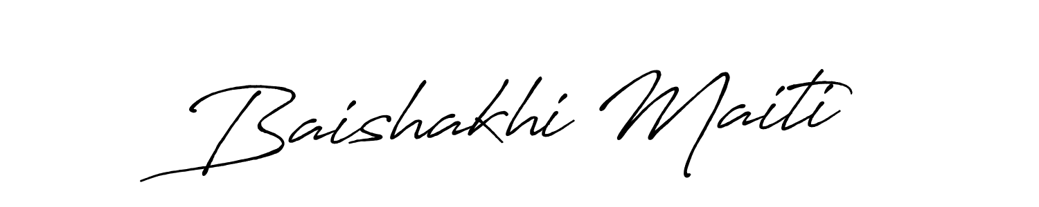if you are searching for the best signature style for your name Baishakhi Maiti. so please give up your signature search. here we have designed multiple signature styles  using Antro_Vectra_Bolder. Baishakhi Maiti signature style 7 images and pictures png